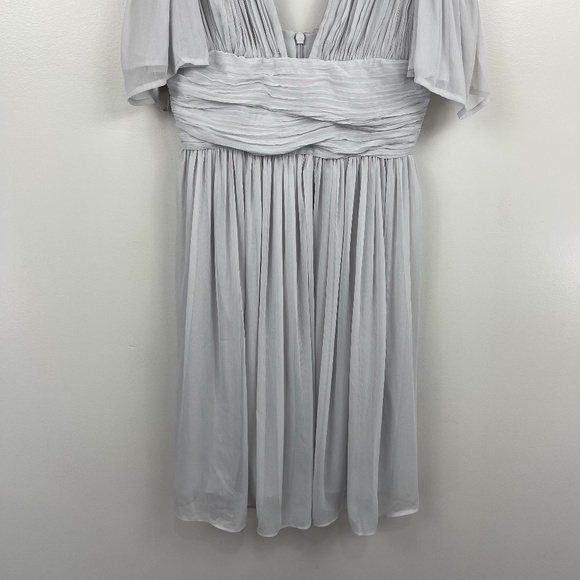 French Connection Gray Cocktail Dress Sz 4 NWT - Picture 6 of 11